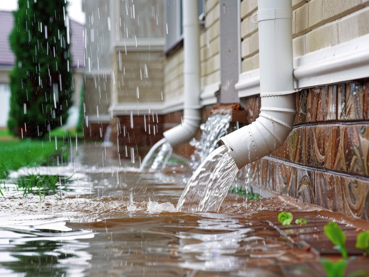 Gutter Repair After Major Storm in Frisco Texas