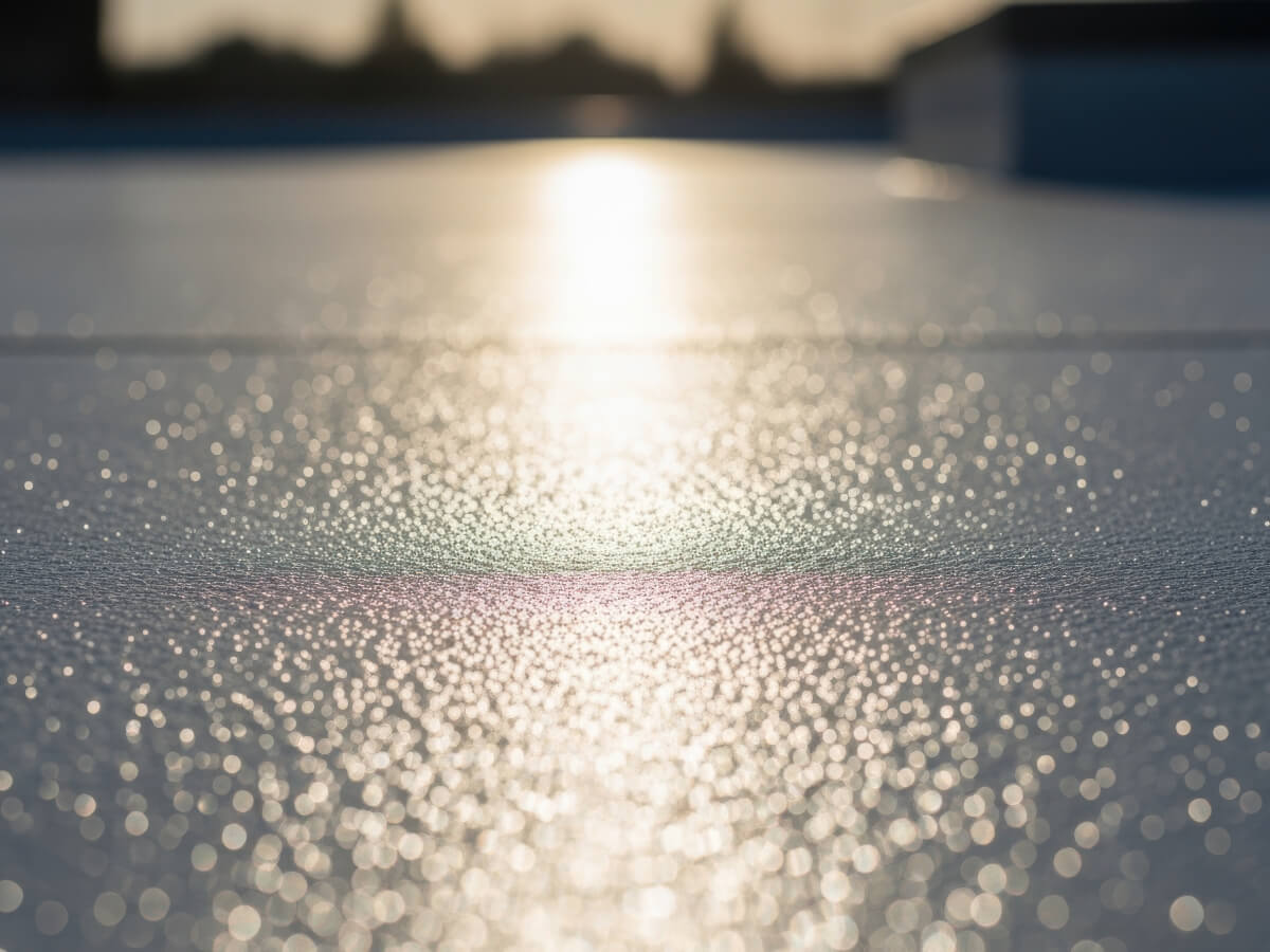 Reflective Acrylic Coating on Commercial Roof in Frisco Texas