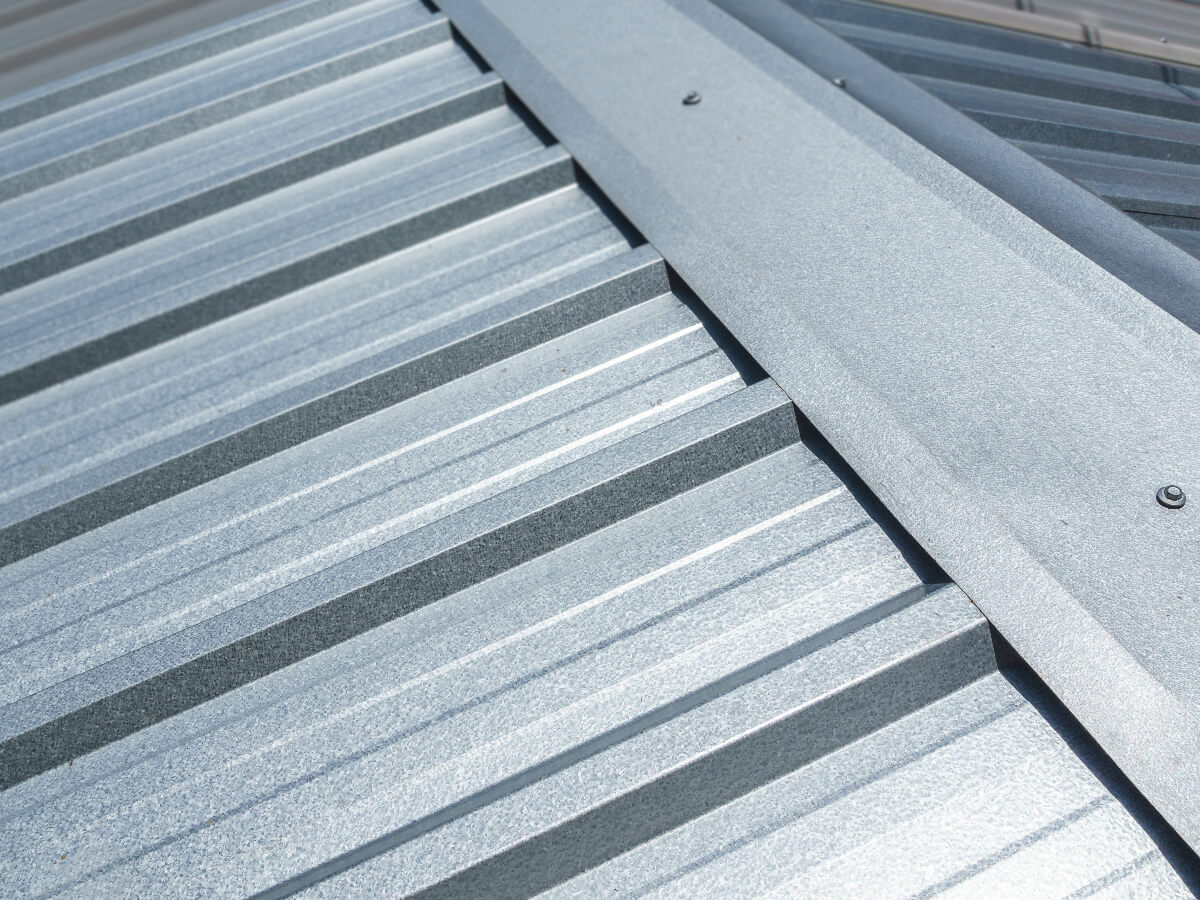 R-Panel Metal Roof on Warehouse in Frisco Texas