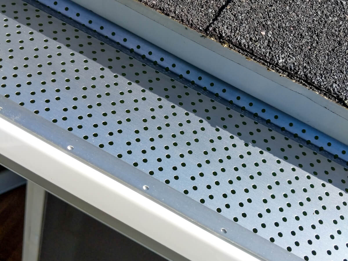 Gutter Guards on Home in Frisco Texas